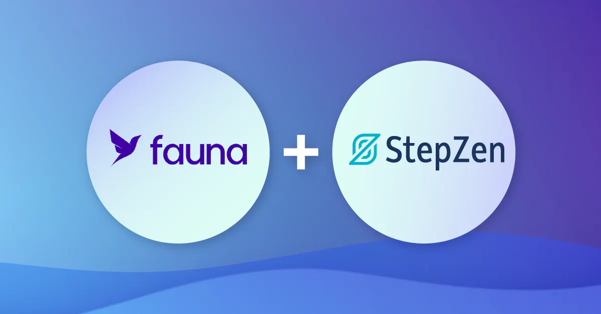 Compose Data from Fauna and GitHub using GraphQL and StepZen