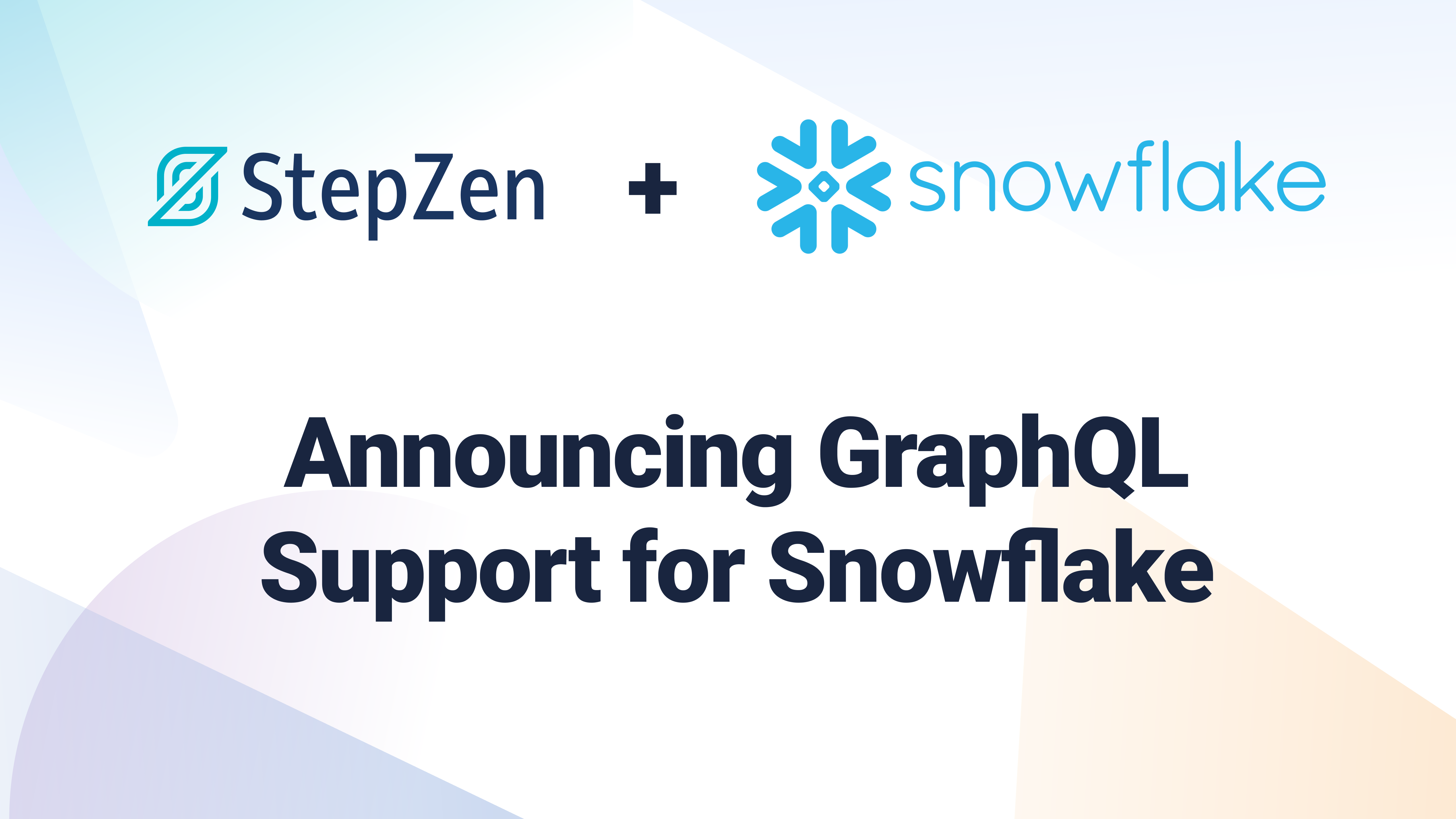 Announcing GraphQL Support for Snowflake